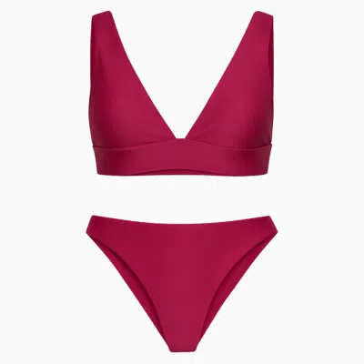 Bikinis By Bridget Women's Red Tulia Bikini Top