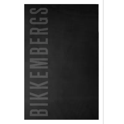 Bikkembergs Black Cotton Men's Towel