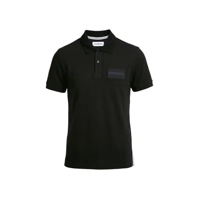 Bikkembergs Black Cotton Polo Shirt