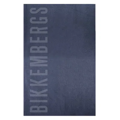 Bikkembergs Blue Cotton Men's Towel