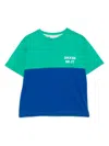 Bikkembergs Colour-block T-shirt In Blue