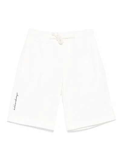 Bikkembergs Kids' Drawstring-waist Shorts In White