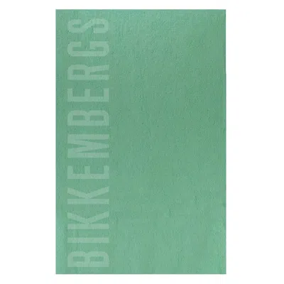 Bikkembergs Green Cotton Women Towel
