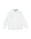 Bikkembergs Junior Toddler Boy Shirt White Size 3 Cotton, Elastic Fibres In White