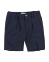 Bikkembergs Junior Toddler Boy Shorts & Bermuda Shorts Midnight Blue Size 4 Cotton, Polyamide, Elast In Blue