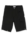Bikkembergs Logo-patch Shorts In Black
