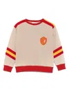 Bikkembergs Logo-patch Sweatshirt In Brown