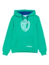 Bikkembergs Logo-print Hoodie In Green