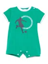 Bikkembergs Logo-print Shorties In Green