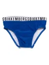 Bikkembergs Logo-print Swim Trunks In Blue