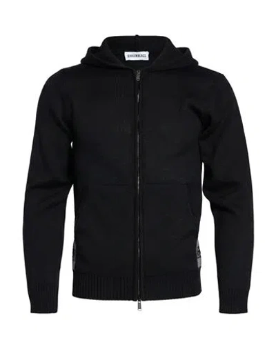 Bikkembergs Man Cardigan Black Size Xxl Wool, Acrylic