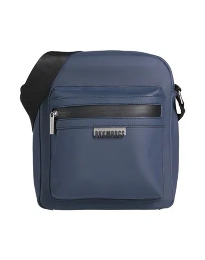 Bikkembergs Man Cross-body Bag Bright Blue Size - Pvc - Polyvinyl Chloride
