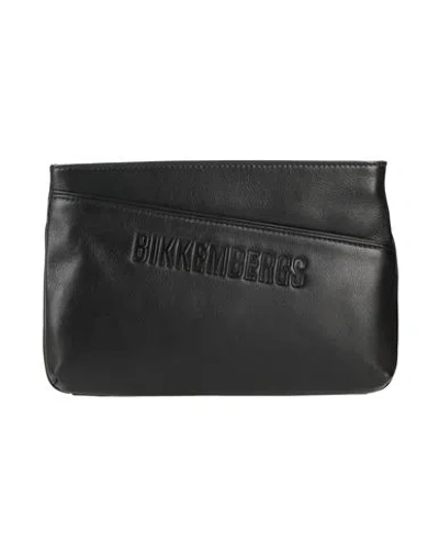 Bikkembergs Man Handbag Black Size - Cow Leather
