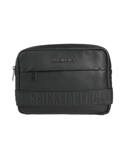 Bikkembergs Man Handbag Black Size - Cow Leather
