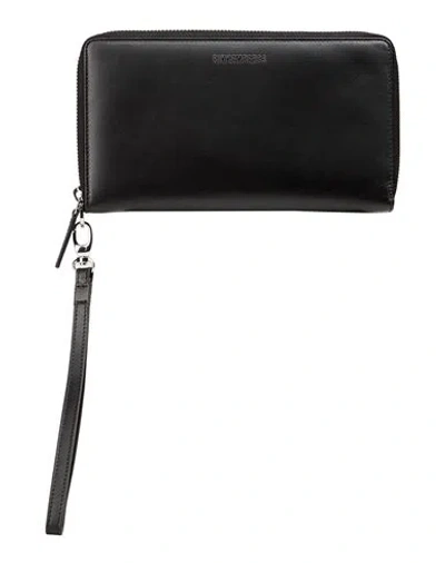 Bikkembergs Man Handbag Black Size - Cow Leather
