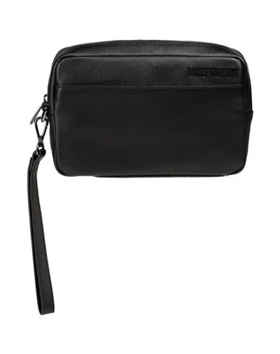 Bikkembergs Man Handbag Black Size - Cow Leather