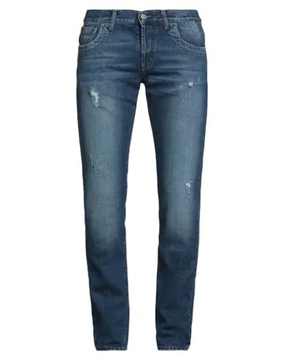 Bikkembergs Man Jeans Blue Size 33 Cotton