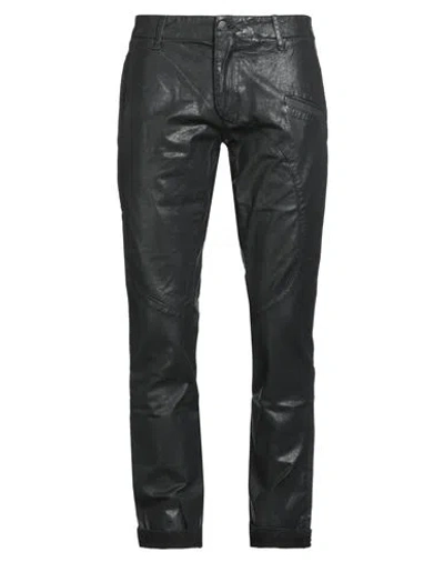 Bikkembergs Man Pants Black Size 32 Cotton, Elastane