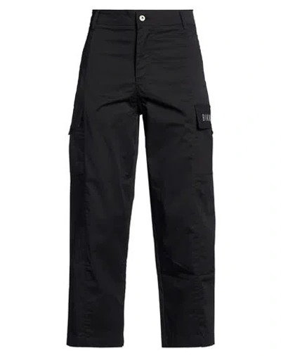 Bikkembergs Man Pants Black Size 32 Cotton, Elastane