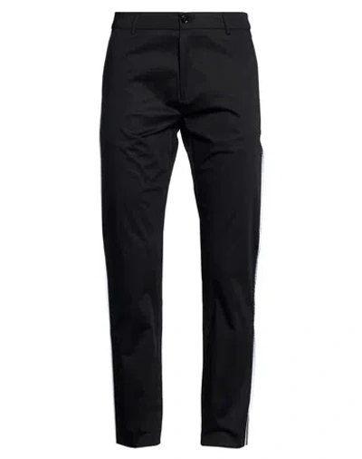 Bikkembergs Man Pants Black Size 32 Cotton, Elastane