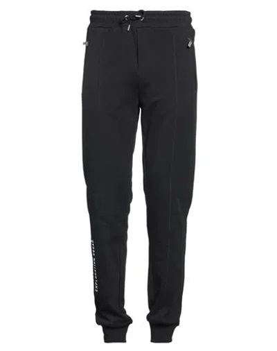 Bikkembergs Man Pants Black Size L Cotton, Lycra
