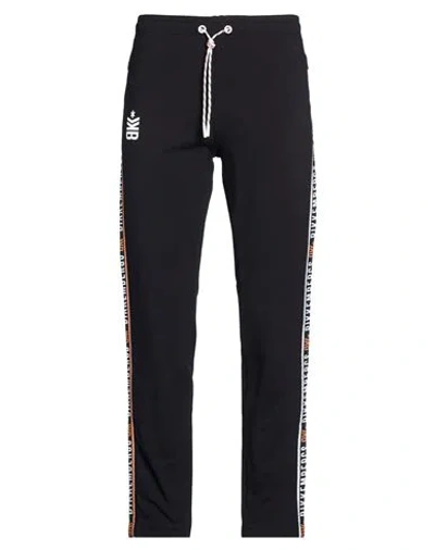 Bikkembergs Man Pants Black Size M Cotton, Elastane