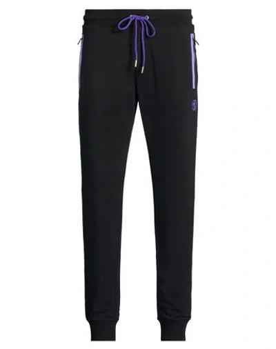 Bikkembergs Man Pants Black Size Xs Cotton, Elastane