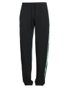 Bikkembergs Man Pants Black Size Xxl Cotton, Elastane In Black