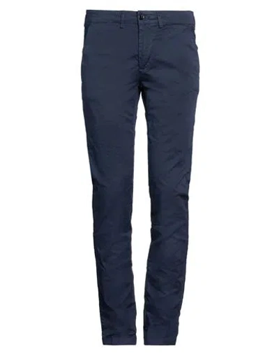 Bikkembergs Man Pants Blue Size 28 Cotton, Elastane