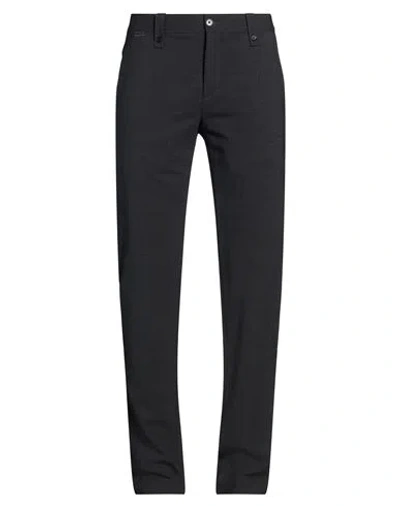 Bikkembergs Man Pants Charcoal Size 32 Virgin Wool, Elastane In Black