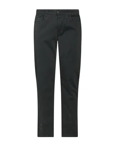 Bikkembergs Man Pants Charcoal Size 34 Cotton, Elastane In Gray
