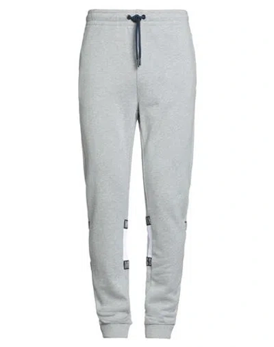 Bikkembergs Man Pants Light Grey Size L Cotton, Elastane, Polyester In Gray