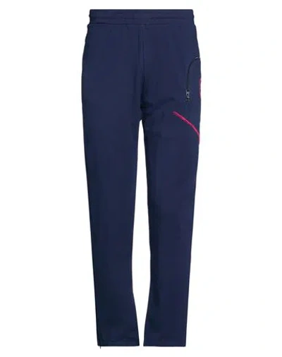 Bikkembergs Man Pants Navy Size S Cotton, Elastane In Blue