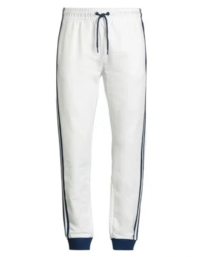 Bikkembergs Man Pants White Size M Cotton, Elastane