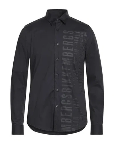 Bikkembergs Man Shirt Black Size 15 ¾ Cotton