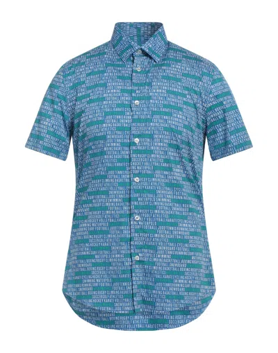 Bikkembergs Shirts In Blue