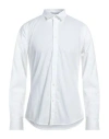 Bikkembergs Man Shirt Ivory Size 15 ¾ Cotton, Elastane In White