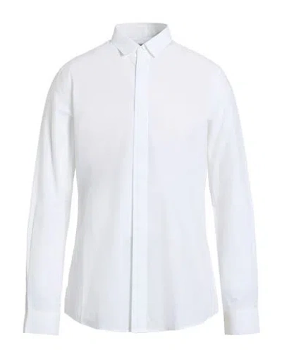 Bikkembergs Man Shirt White Size M Cotton
