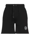 Bikkembergs Man Shorts & Bermuda Shorts Black Size 36 Cotton In Black