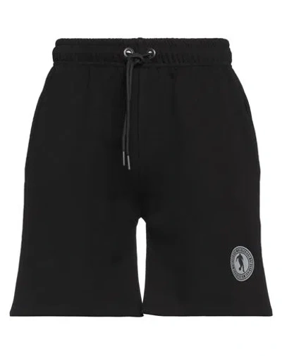 Bikkembergs Man Shorts & Bermuda Shorts Black Size 36 Cotton