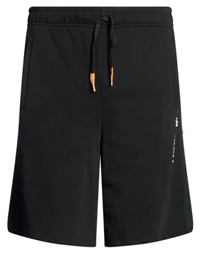 Bikkembergs Man Shorts & Bermuda Shorts Black Size Xl Cotton