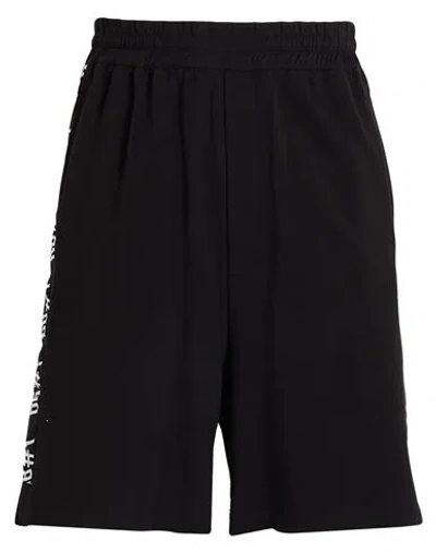 Bikkembergs Man Shorts & Bermuda Shorts Black Size Xs Cotton, Elastane