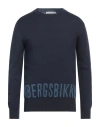 Bikkembergs Man Sweater Midnight Blue Size Xxl Wool, Acrylic In Blue