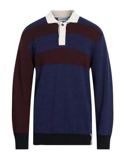Bikkembergs Man Sweater Navy Size Xxxl Wool, Acrylic
