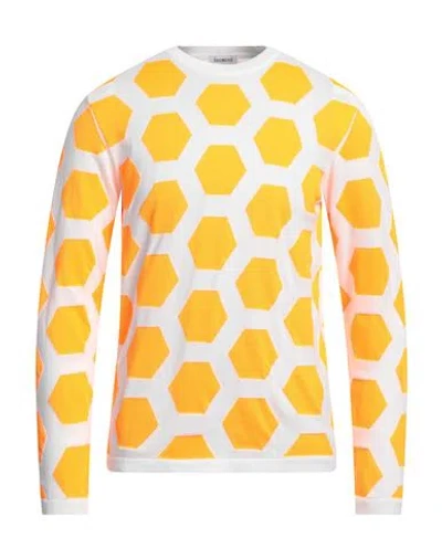 Bikkembergs Man Sweater White Size M Cotton, Polyester