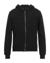 Bikkembergs Man Sweatshirt Black Size 44 Cotton