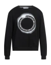 Bikkembergs Man Sweatshirt Black Size 44 Cotton