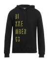 Bikkembergs Man Sweatshirt Black Size L Cotton, Elastane