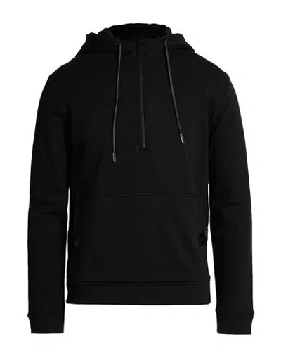Bikkembergs Man Sweatshirt Black Size M Cotton