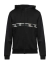 Bikkembergs Man Sweatshirt Black Size M Polyester, Elastane